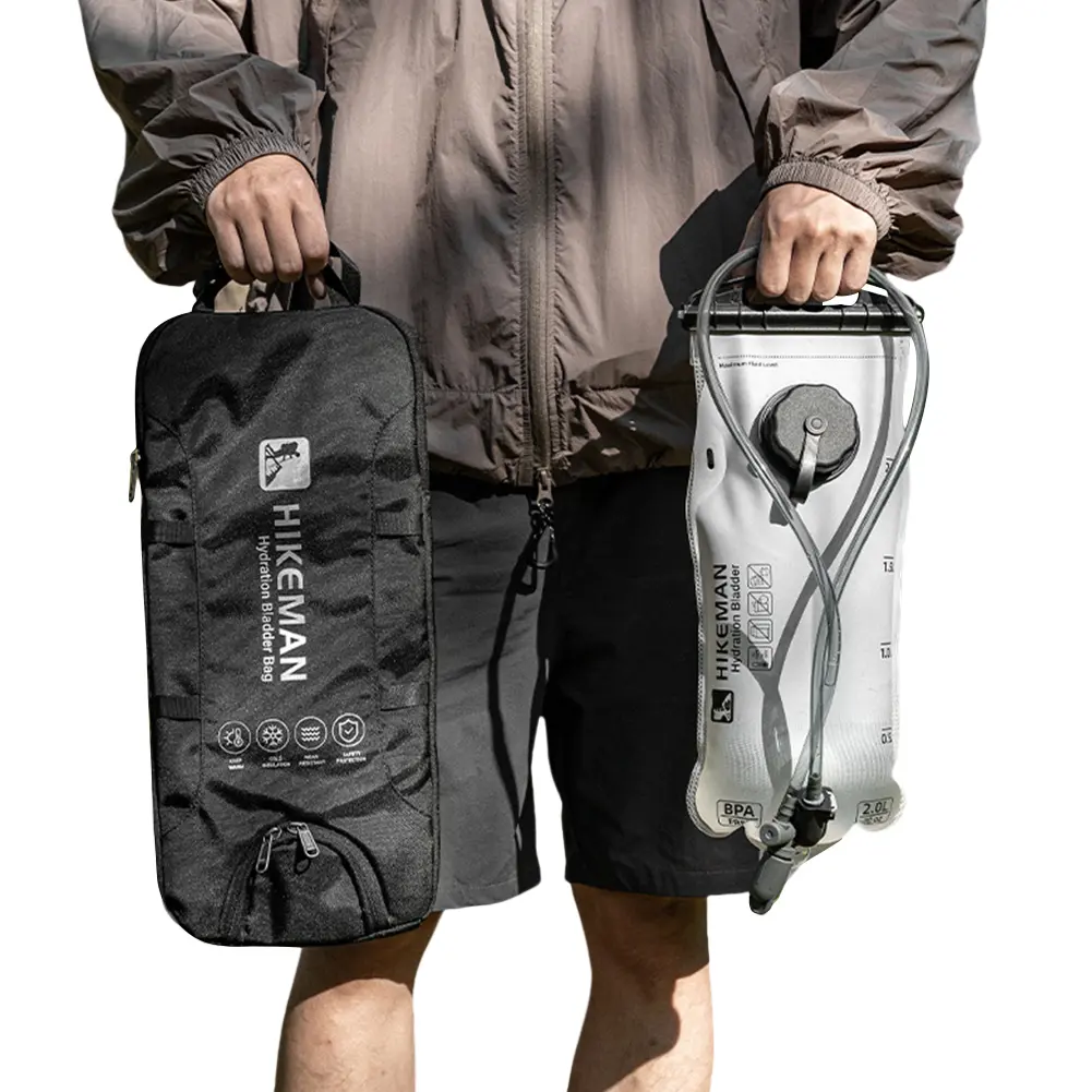 Insulated Cooler Bag Fits 1-2L & 2-3L Water Bladders Water Bladder Insulator Bag Protective Insulated Sleeve for Camping Skiing