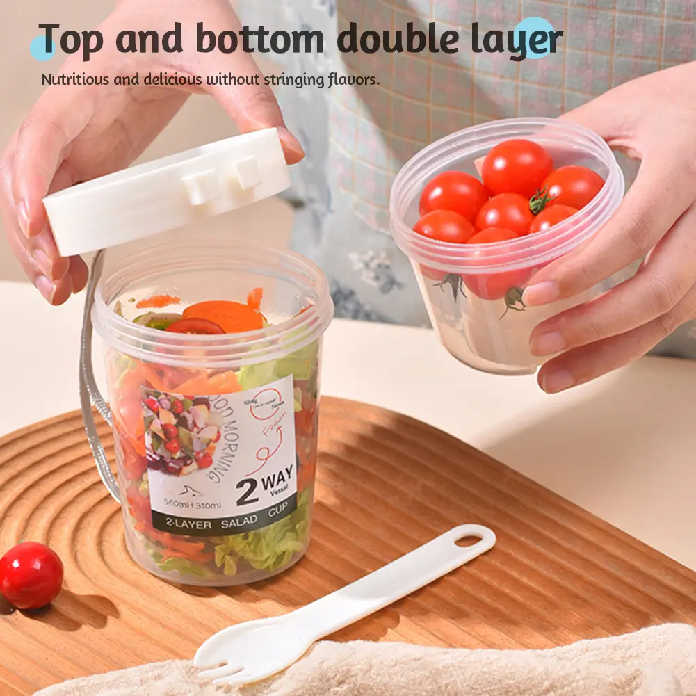 4 Pack Overnight Oats Container with Lid and Spoon Portable Cereal Cup Milk Container for Milk Cereal Fruit