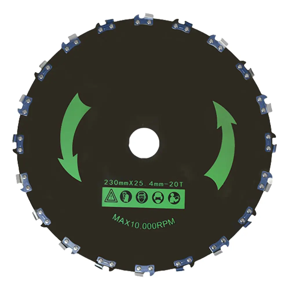 9 Inch Brush Cutter Blades Wear Resist Steel Grass Trimmer Head 14/20-Tooth Disc Blade for Lawn Mover Head Weed Removers