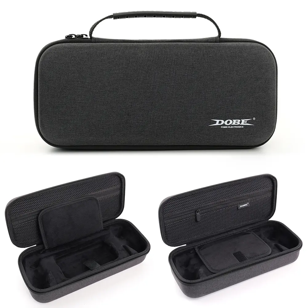 For PS 5 Portal Console Protective Storage Bag with Mesh Pocket Hard Anti Scratch Carrying Bag Travel Outdoor Console Storage