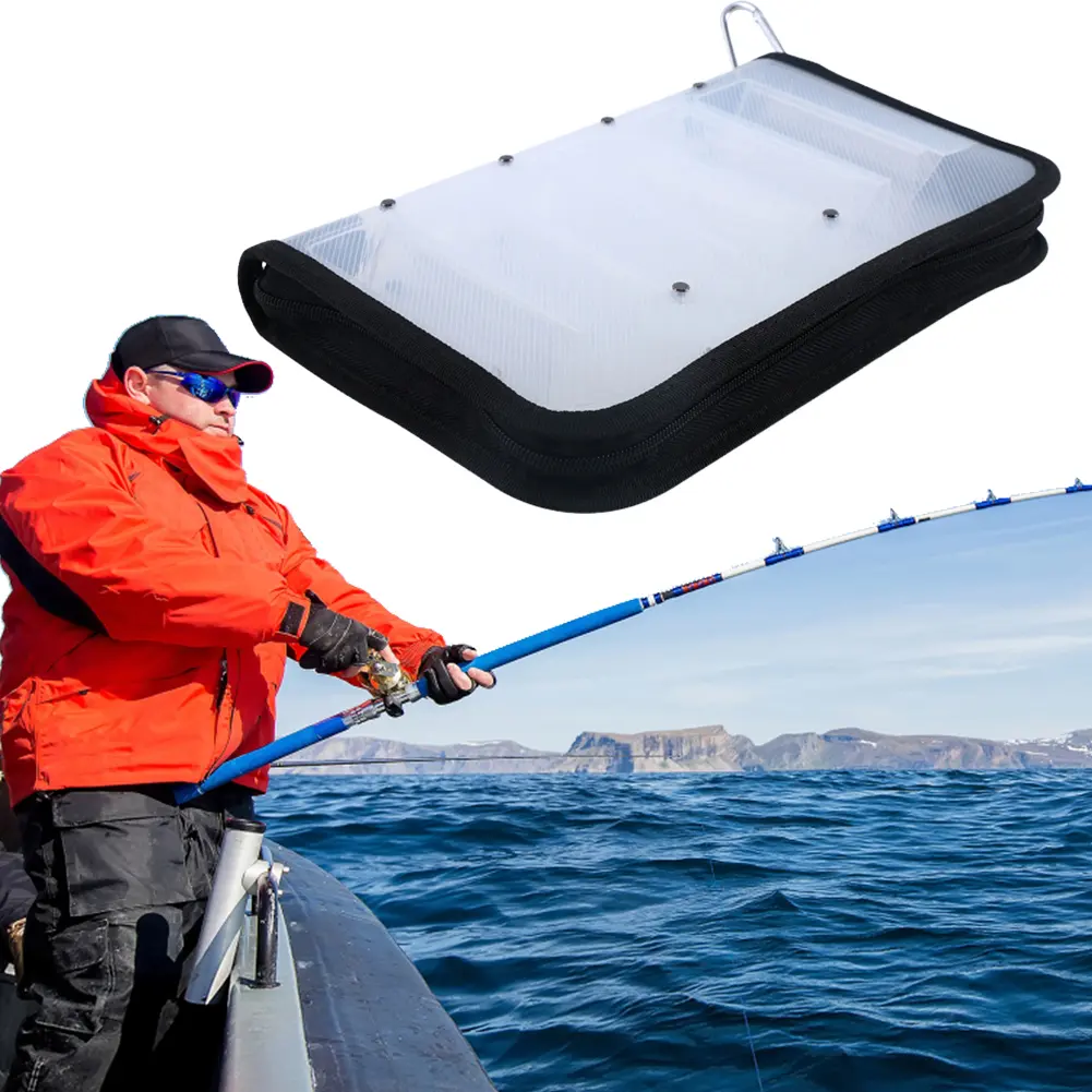 Portable Squid Jig Bag Fishing Lure Storage Case Wooden Shrimp Octopus Egi Case Fishing Accesories Organizer