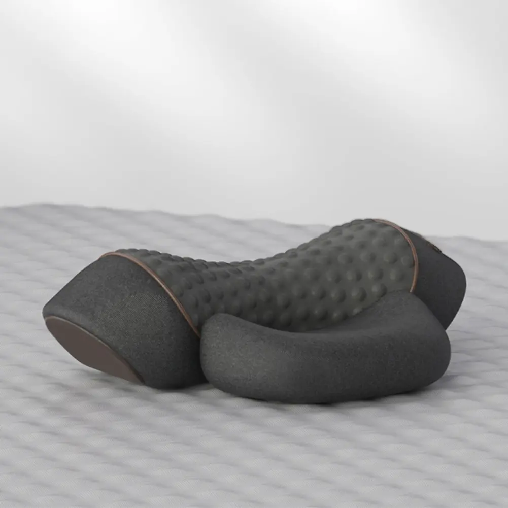 Electric Neck Pillow Ergonomic Memory Foam Pillow Heat & Vibration Shoulder Massager Pillow Multi-Function for Blood Circulation