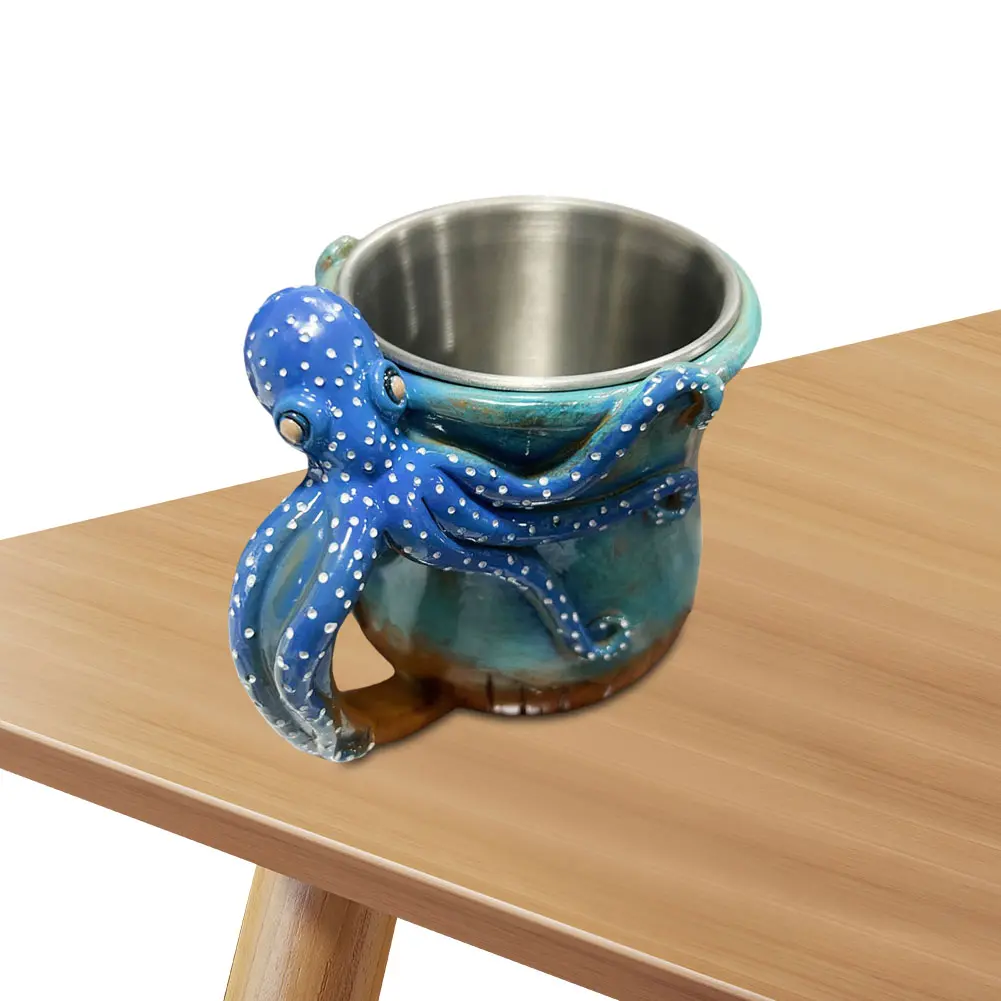 Novelty Octopuses Mug Coffee Milk Tea Cup with Handle Creative Octopuses Coffee Mug for Coffee and Milk Tea Enthusiasts