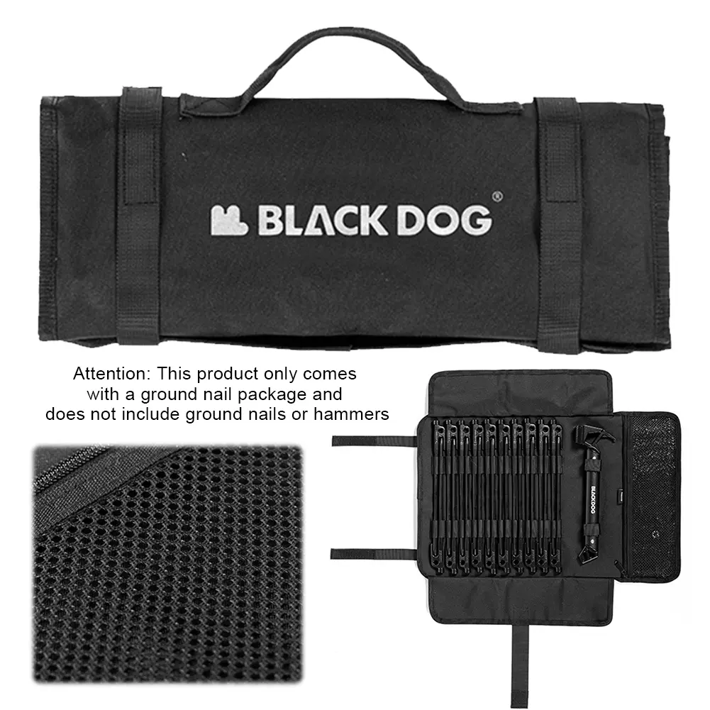 Camping Stake Bag Oxford Cloth Portable Tent Stakes Storage Bag Tent Pegs Organizer Bag for Tent Pegs Camping Hammer