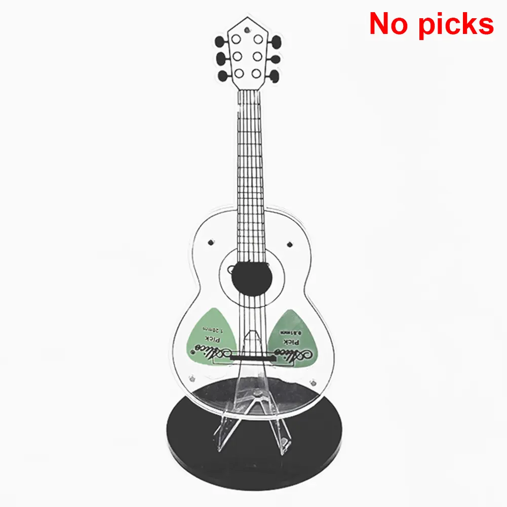 Acrylic Guitar Pick Holder Guitar Pick Display Stand Guitar Pick Holder Box Guitar Accessories Gift for Guitar Player Guitarist
