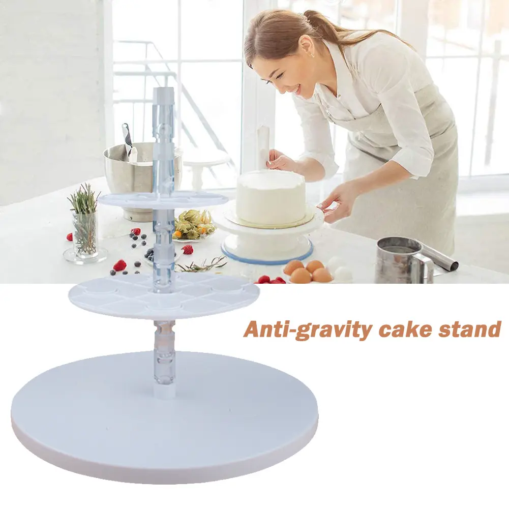 Anti Gravity Cake Pouring Kit Cake Stand Support Structure Frame DIY Cake Tools Anti Gravity Pouring Cake Making Accessories