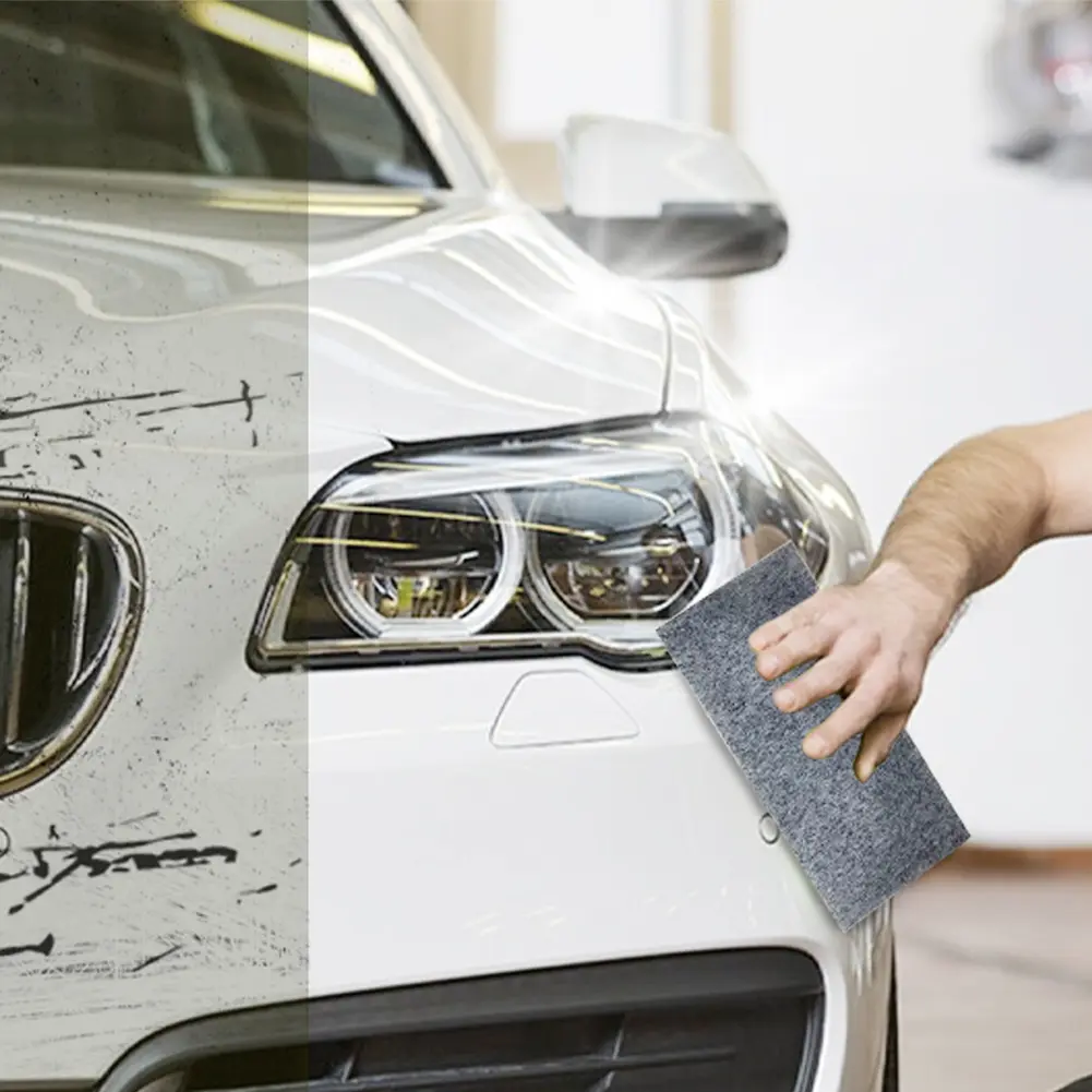 24-60PCS Sparkle Cloth Car Paint Scratch Remover Cloth Easily Repair Paint Scratches Nano Magic Cloth for Car Paint Repairing