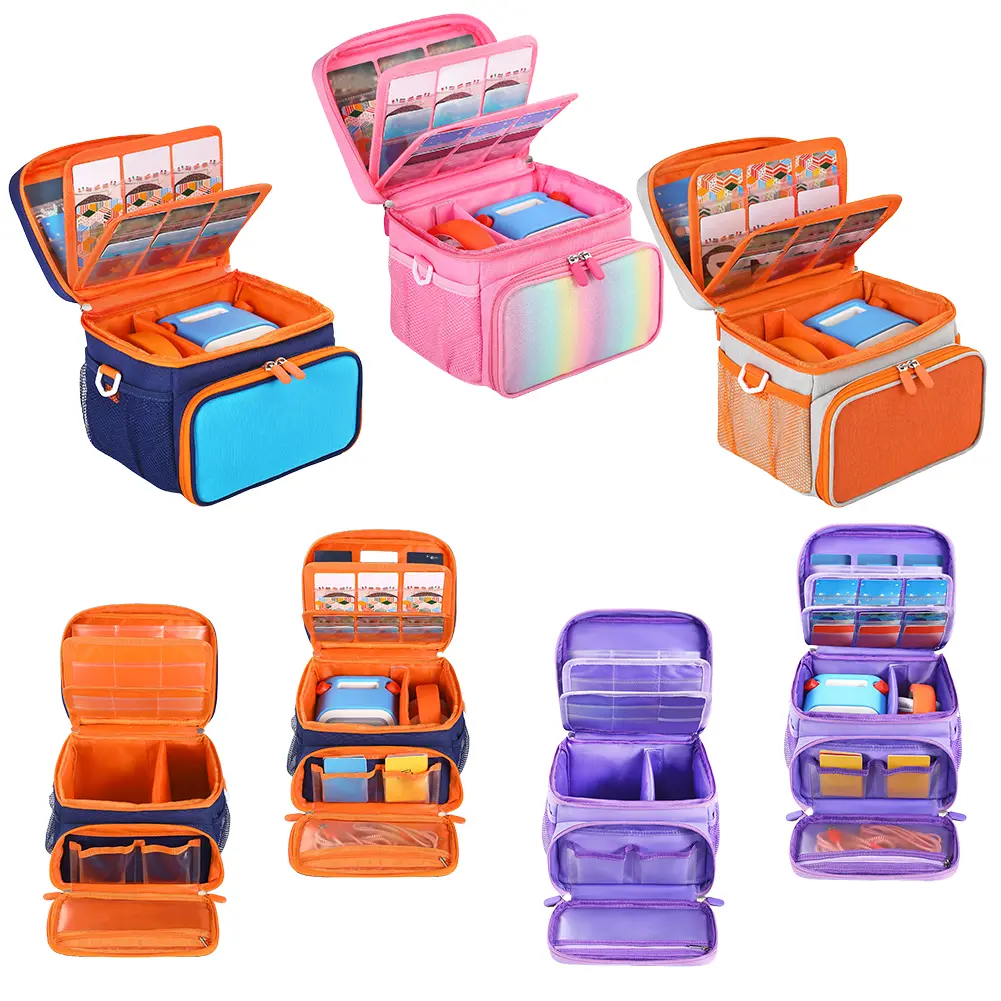 Carrying Case for Yoto Player (3rd Gen.) Travel Storage Bag with Shoulder Strap Protective Case for Player Cards and Accessories