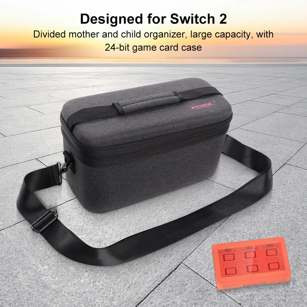 EVA Hard Carrying Case for Switch 2 Portable Storage Bag Hard Shell Protective Pouch Case for Nintendo for Switch 2 Accessories