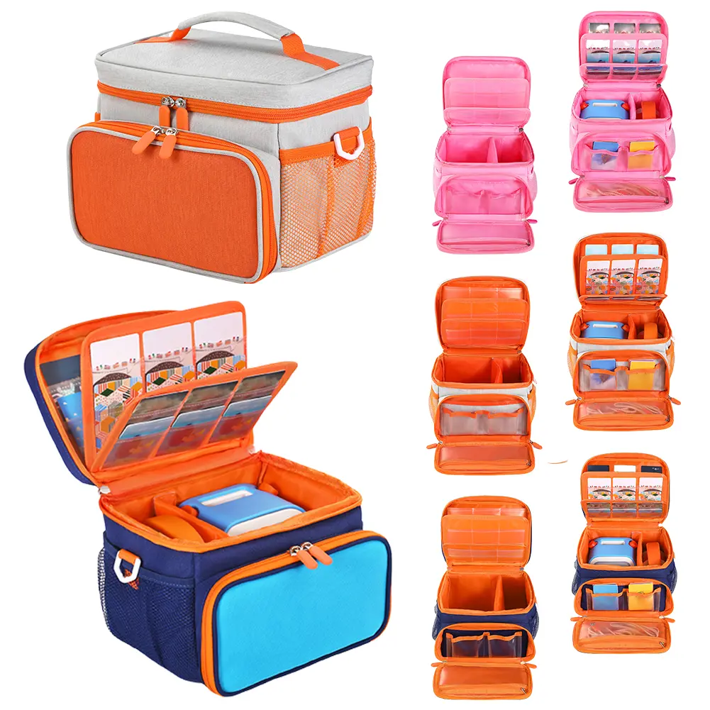 Carrying Case for Yoto Player (3rd Gen.) Travel Storage Bag with Shoulder Strap Protective Case for Player Cards and Accessories