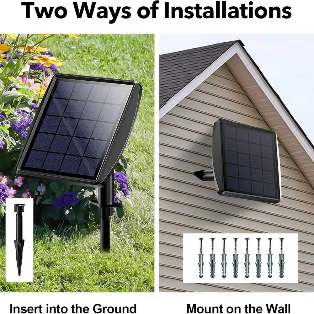 Solar Pond Lights IP68 Waterproof Submersible LED Lights Auto On/Off Underwater Solar Lights 3 Light Modes for Garden Yard Porch