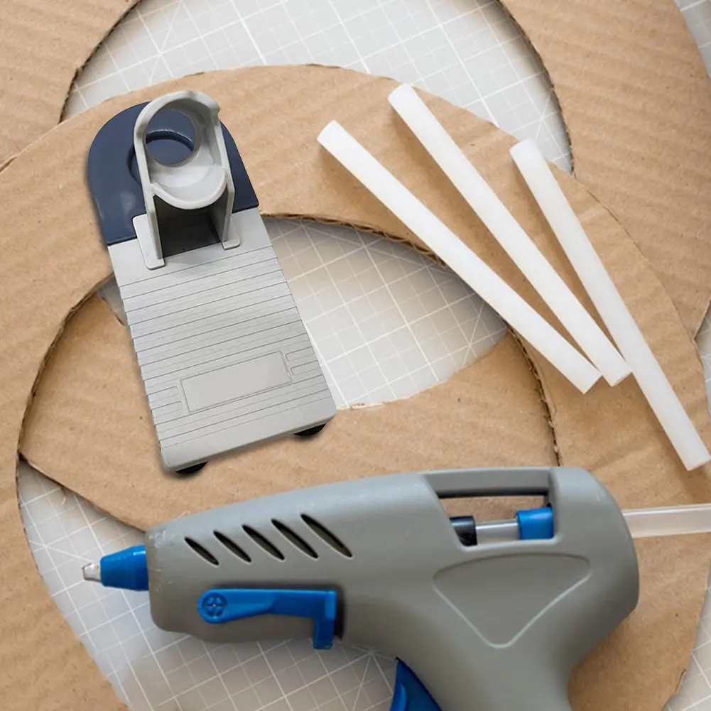 Hot Glue Gun Holder Non-Slip Hot Melt Glue Gun Base Stand Plastic Suction Cup Holder Hot Glue Holder Handmade DIY Tools