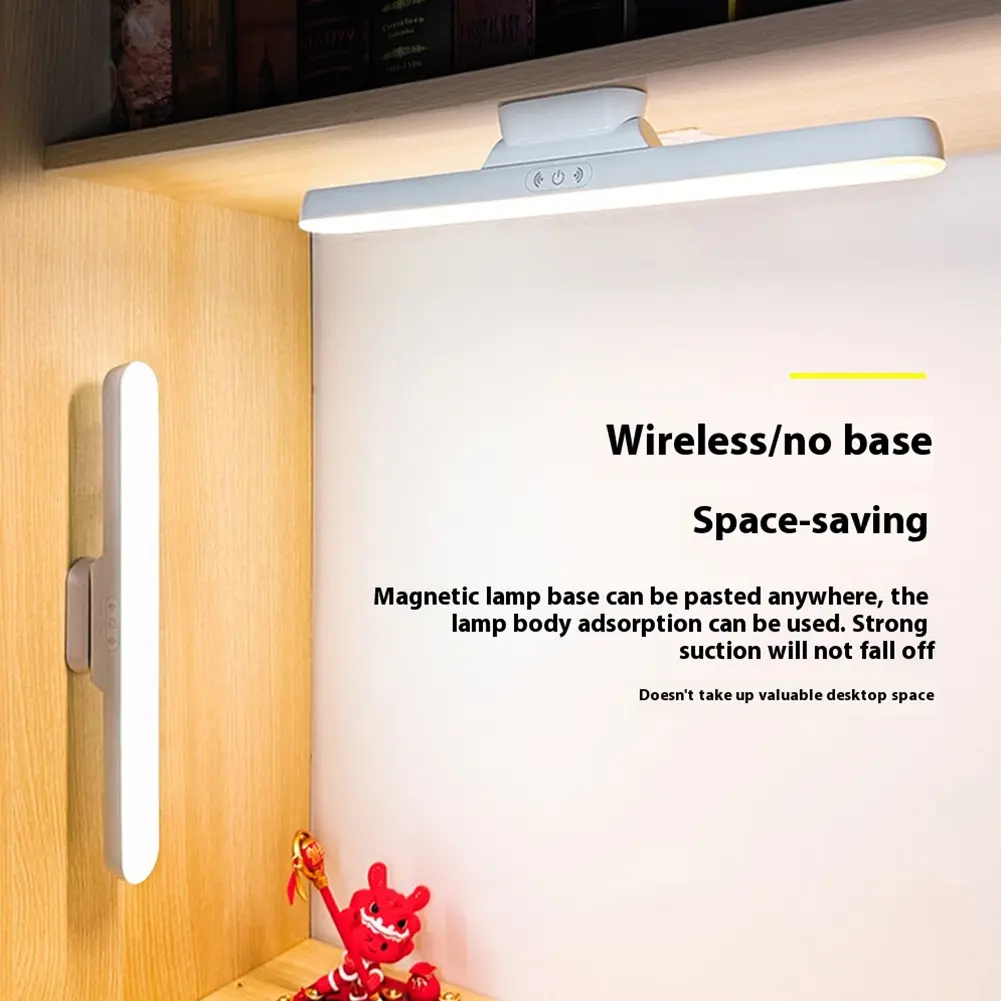 Reading Lamp Eye Protection Magnetic Hanging Desk Lamp Rechargeable Small Night Light Multifunctional for Home Dormitory