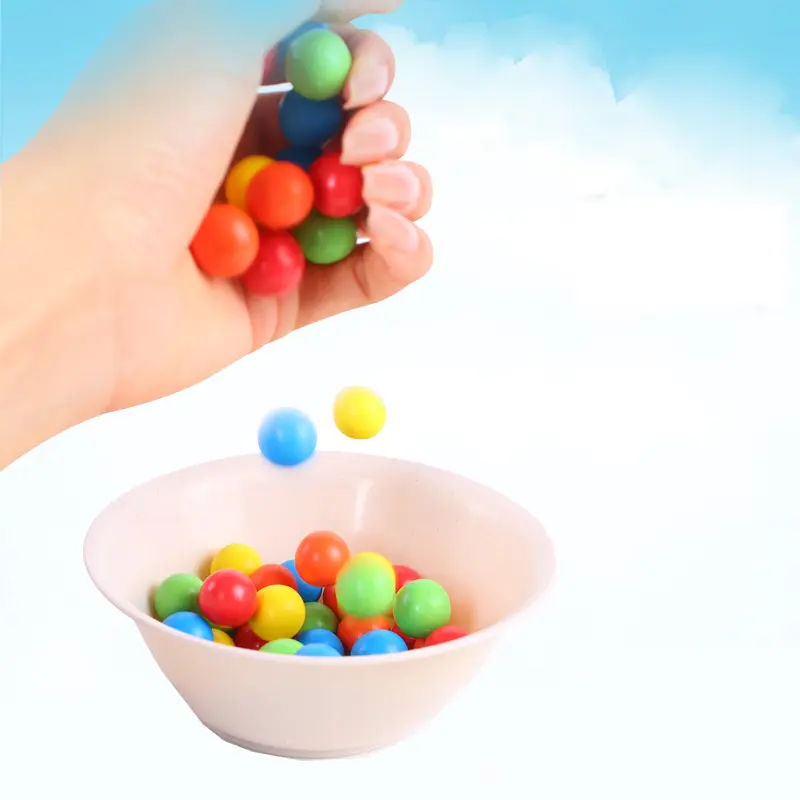 Wooden Montessori Clip Beads Toy Fine Motor Training Color Sorting Matching Early Learning Educational Toys For Children Kids