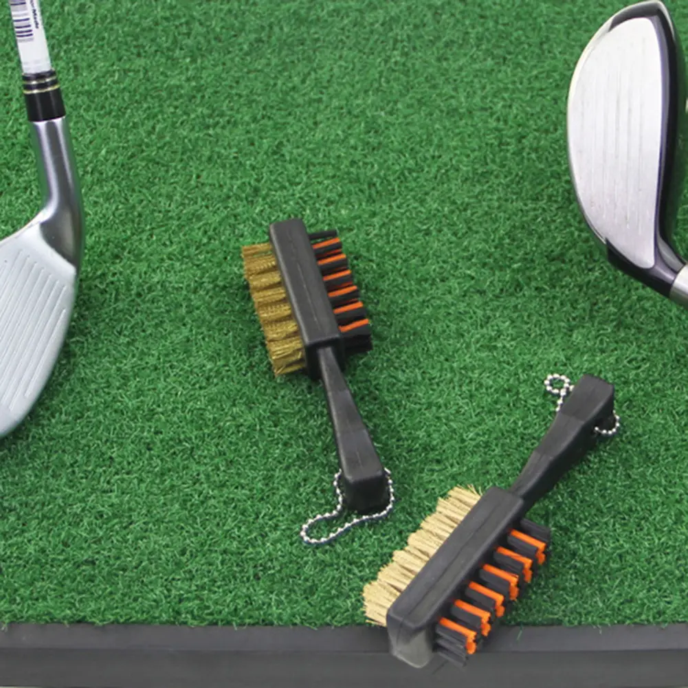 3-10PCS Double Sided Golf Club Brush Portable Golf Club Cleaning Brush Rustproof Golf Club Groove Cleaner Brush for Golf Sports