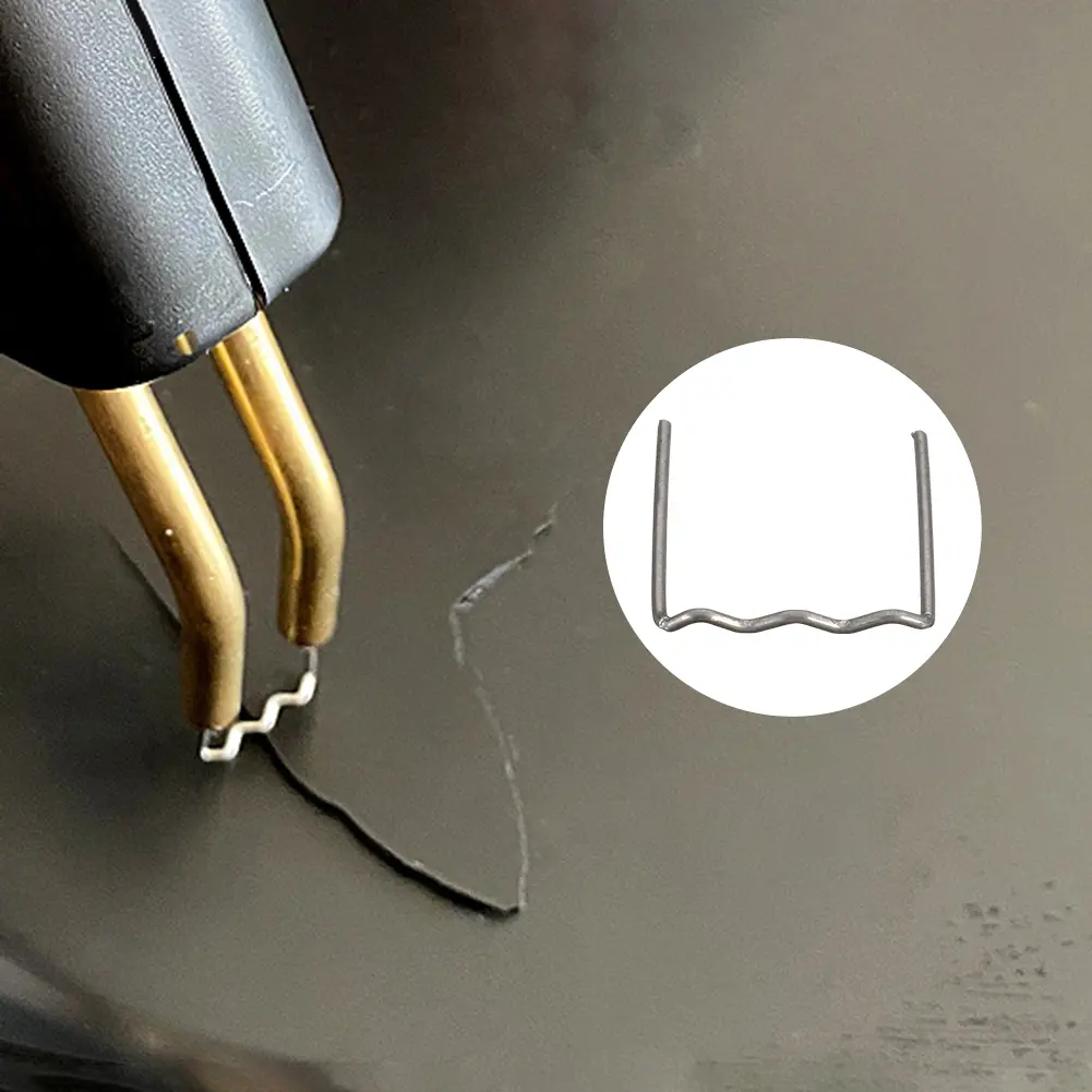 500/1000PCS Welding Staples Welder Staples Wave Flat Hot Staples for Car Bumper Repair Kit