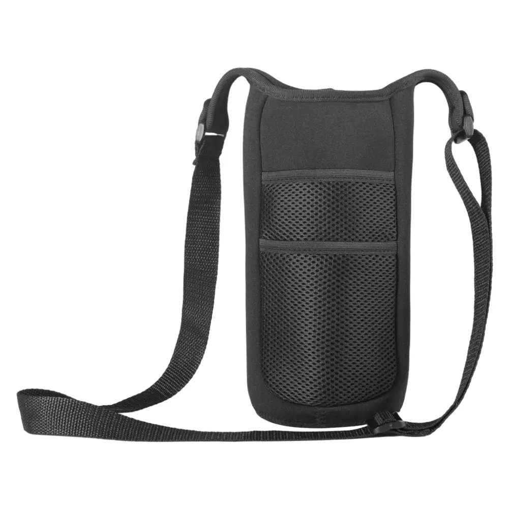 Cup Cover Bag Neoprene Insulated Adjustable Shoulder Strap Kettle Holder Pouch Portable Water Bottle Sling Bag for Hiking Sports