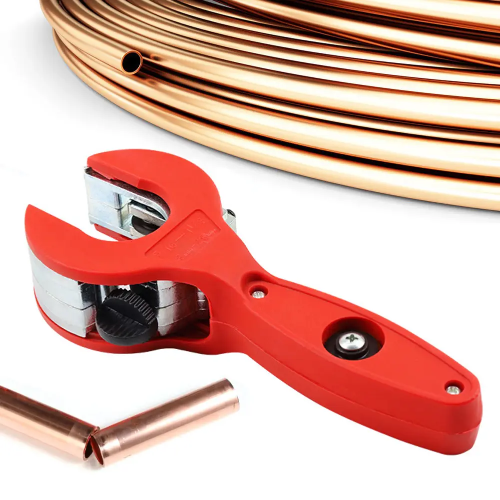 Ratchet Tube Pipe Cutter 8-29mm Hose Cutting Hand Tool Tube Cutter for PVC/PU/PP/PE Hose Cutting