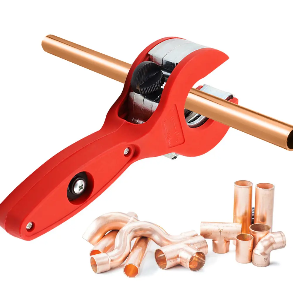 Ratchet Tube Pipe Cutter 8-29mm Hose Cutting Hand Tool Tube Cutter for PVC/PU/PP/PE Hose Cutting