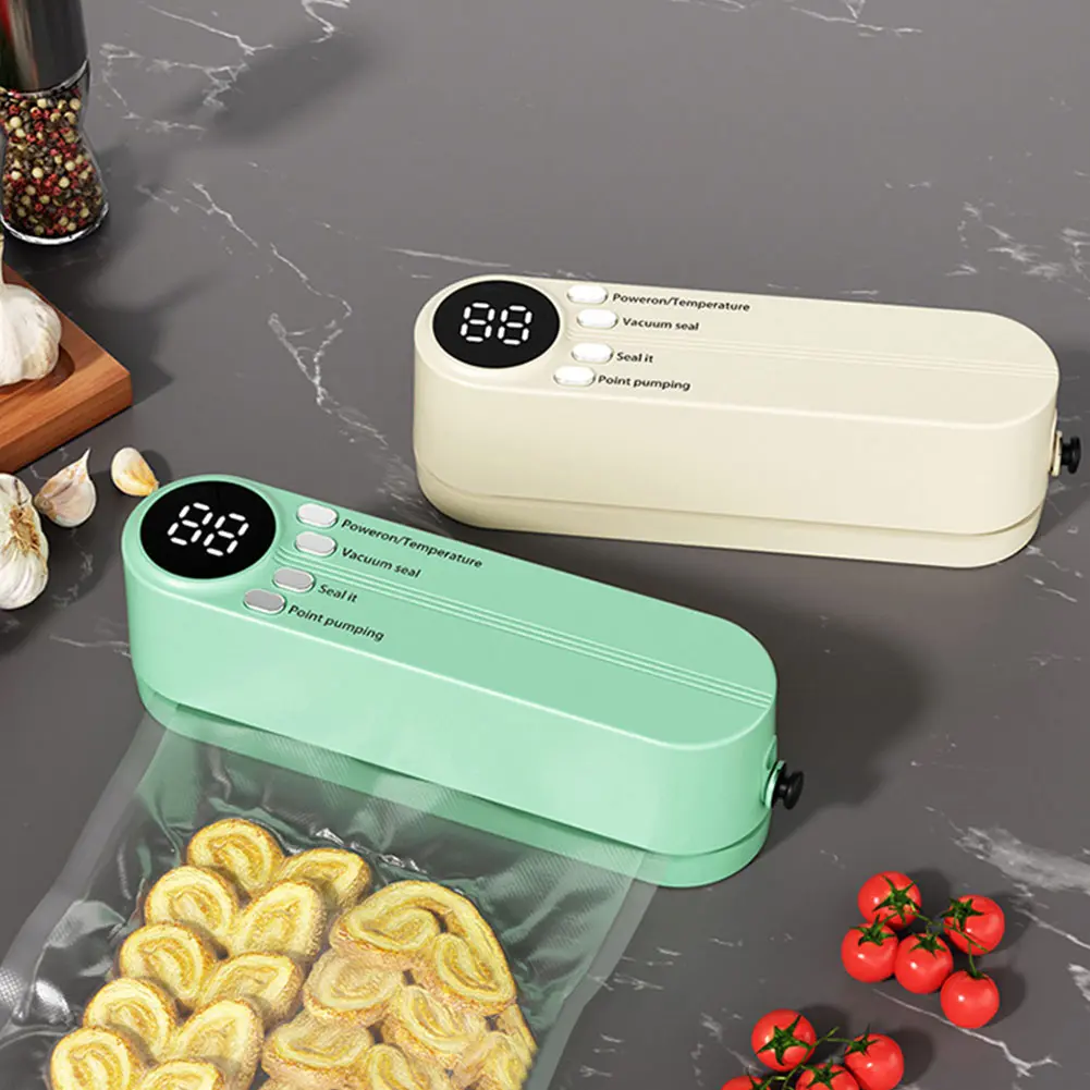 Vacuum Sealer Machine Inflation Pump for Balls/Swim Ring Vacuum Sealing Machine Electric Vacuum Sealer for Snacks Food Storage