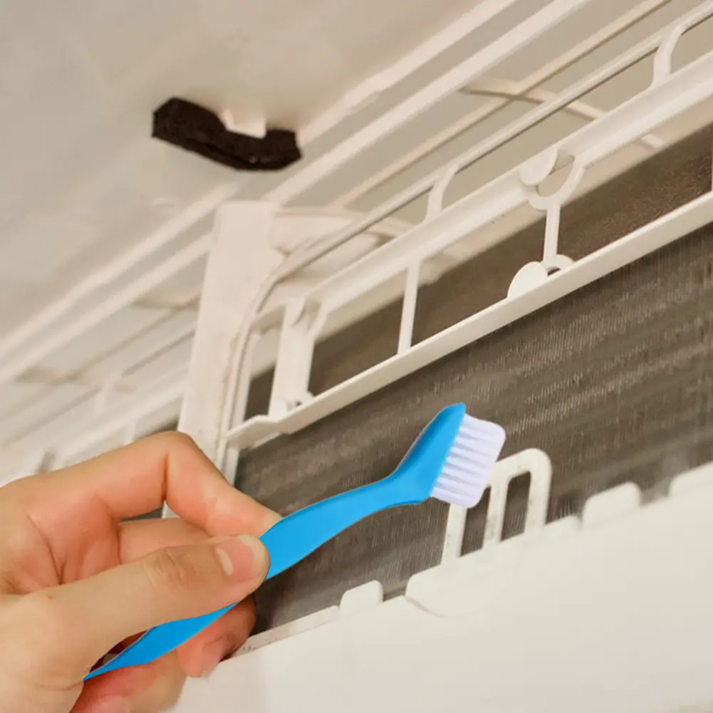 1-5SET Slat Cleaning Brush Multifunctional Air Conditioner Cleaning Brush Ergonomic for Cleaning Air Conditioners Refrigerators