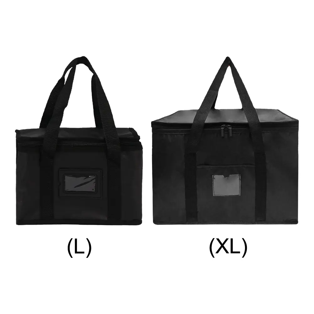 Non-woven Insulated Cooler Bag Large Grocery Bag Waterproof Shopping Bag for Catering Food Transport