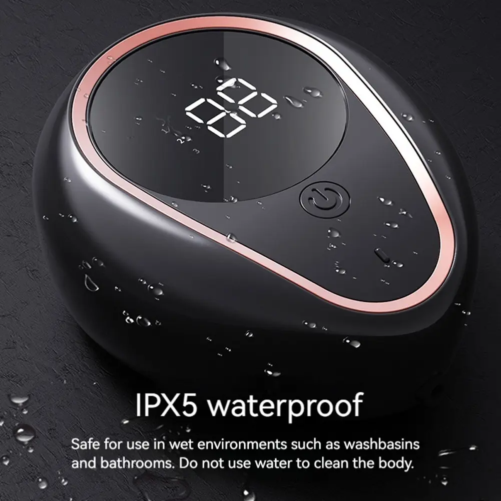 Automatic Wall Mount Foam Soap Dispenser Infrared Sensor Small Touchless Soap Dispenser IPX5 Waterproof Rechargeable Foam Device