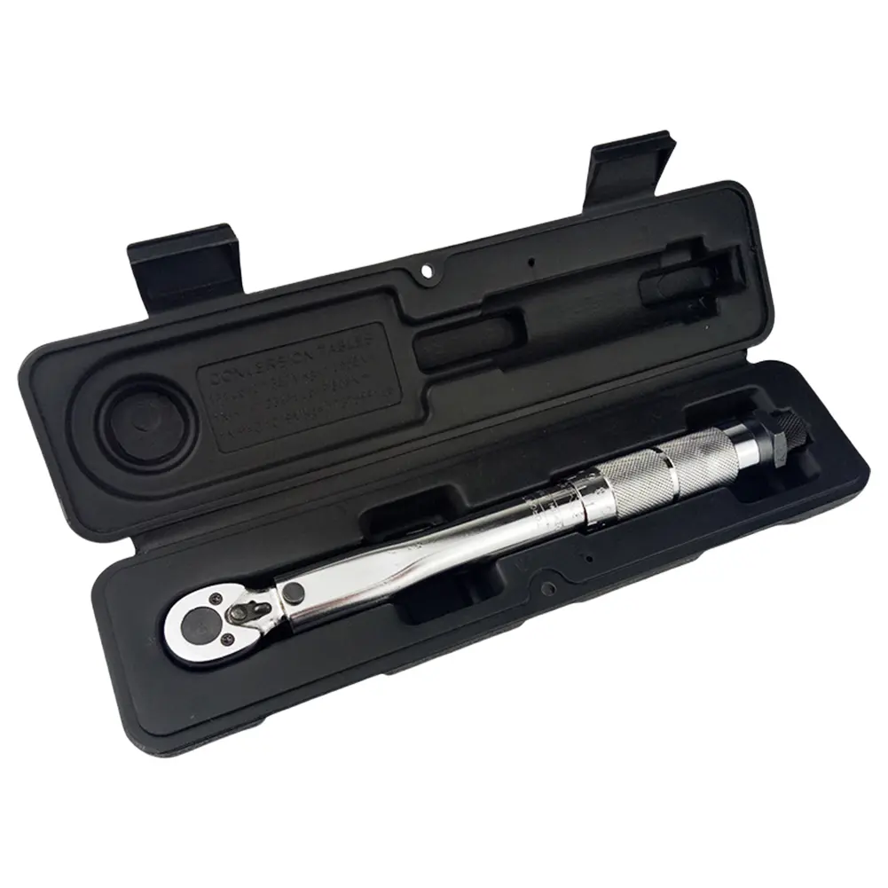 Drive Click Torque Wrench 5-25Nm Adjustable Torque Wrench Multi-use Ratchet Repair Tool with Case for Car Vehicle