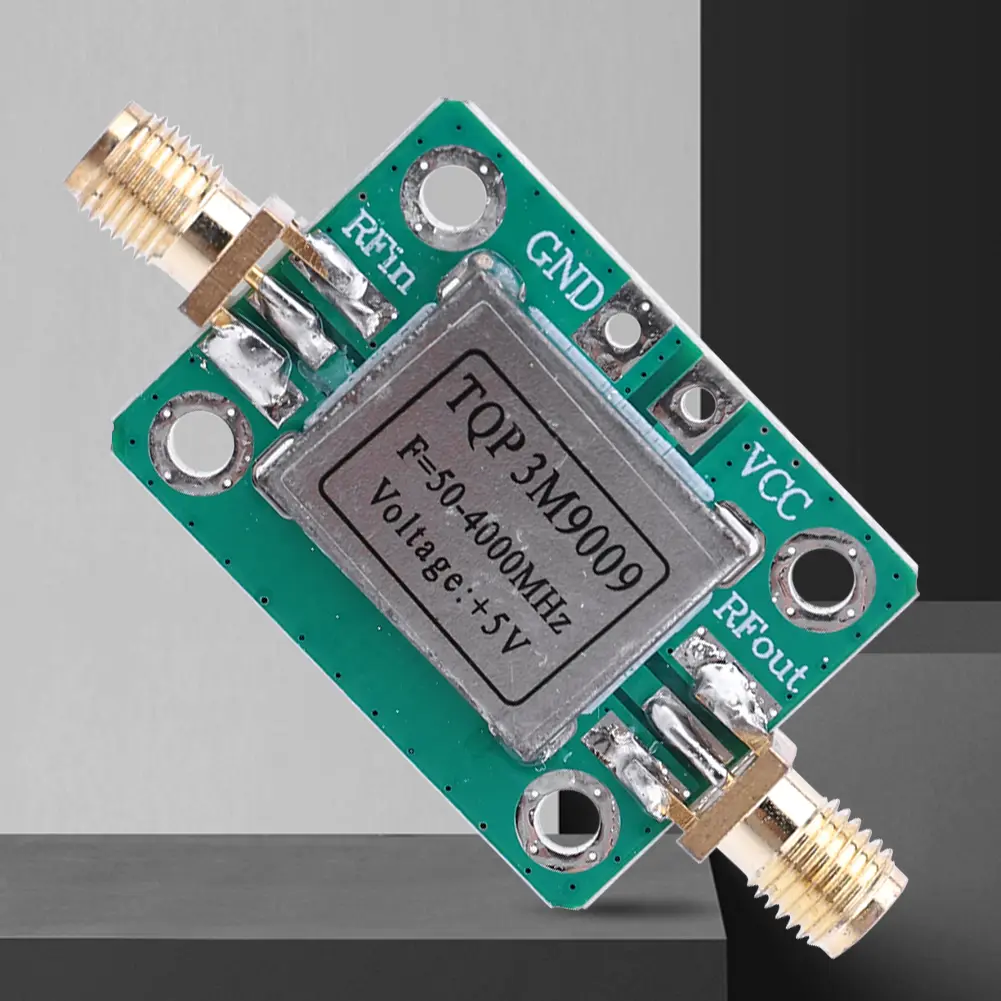 TQP3M9009 Amplifier LNA Module Wideband RF Signal Receiver Low Noise with Shielding Shell RF Signal Amplifier Board 50-4000MHz