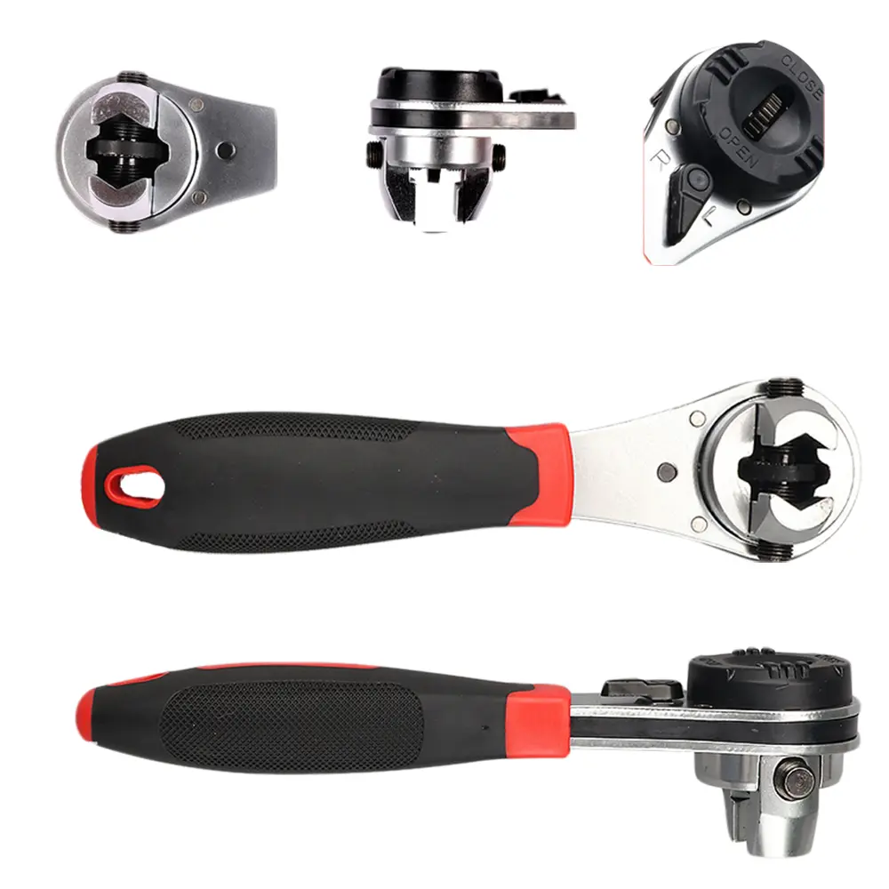 6-22MM Adjustable Universal Socket Wrench Adjustable Wrench Rust Corrosion Protection Quick Release for Repairing Car Motorcycle