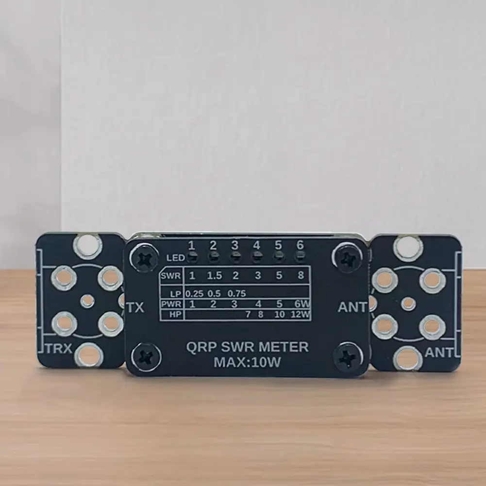 Mini Power SWR Meter 3-30MHz HF Short Wave Standing Wave Meter Digital 12W Stand Wave Meter HF Shortwave Power SWR Meter
