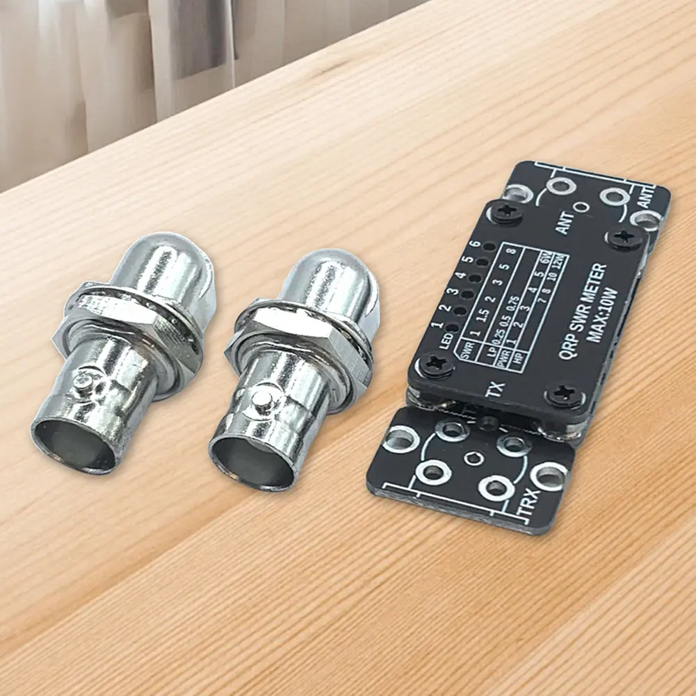 Mini Power SWR Meter 3-30MHz HF Short Wave Standing Wave Meter Digital 12W Stand Wave Meter HF Shortwave Power SWR Meter
