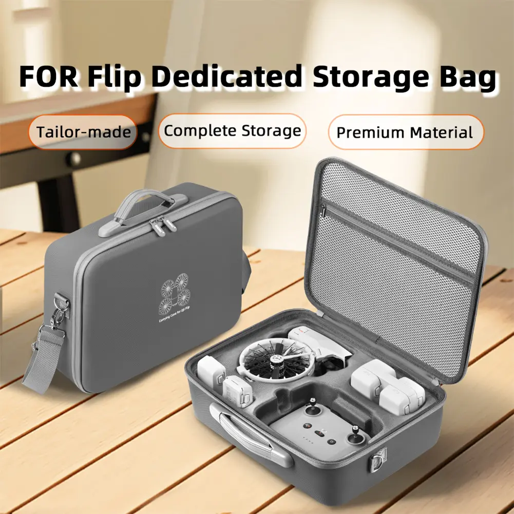 Portable Carrying Case Drop-resistant Travel Storage Bag Protective Travel Case Protector Case for DJI Flip Drone Accessories