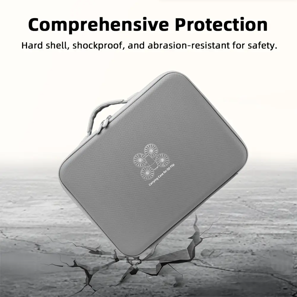 Portable Carrying Case Drop-resistant Travel Storage Bag Protective Travel Case Protector Case for DJI Flip Drone Accessories