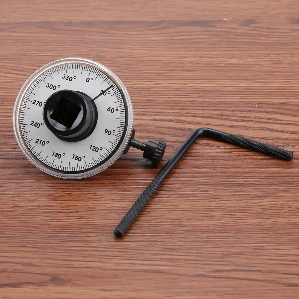 Wrench Measuring Automotive Meter Tool 1/2 Inch Drive Torque Angle Gauge Angle Rotation Measurer Tool for Torque Wrench