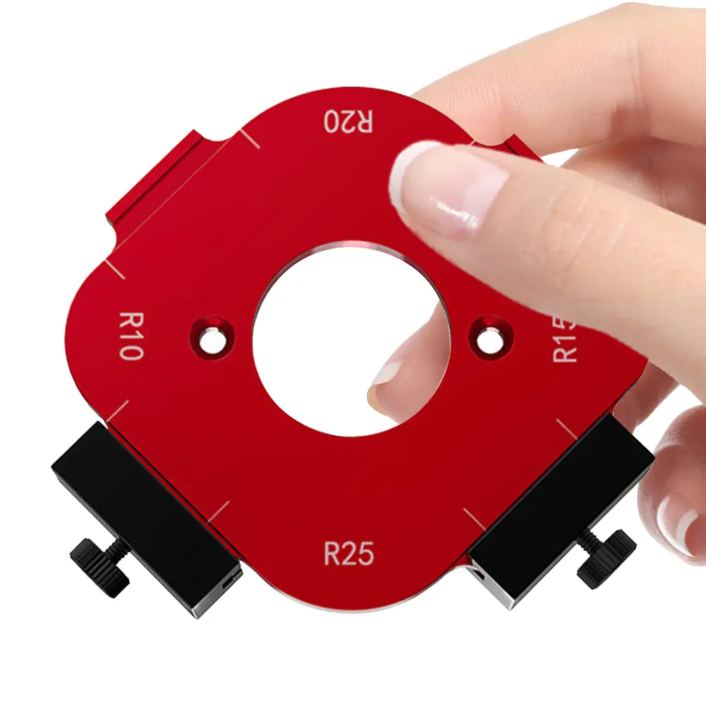 Arcs Angle Positioning Template Multi-Function Wardrobe Corner Fillet Mold 4 in 1 DIY Cutting Template for Woodworking Projects