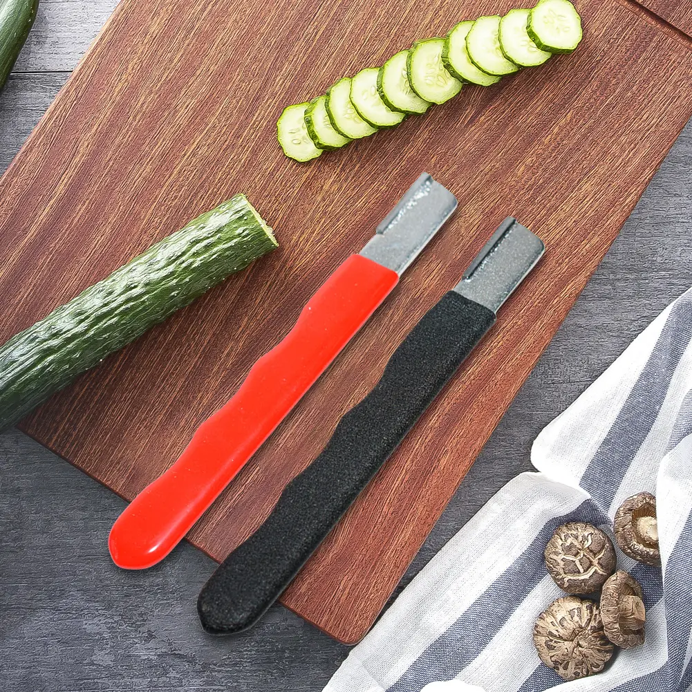 6/12PCS Garden Tools Blade Sharpener with Cover Pruner Sharpener Stainless Steel Garden Shears Sharpening Tool for All Blades