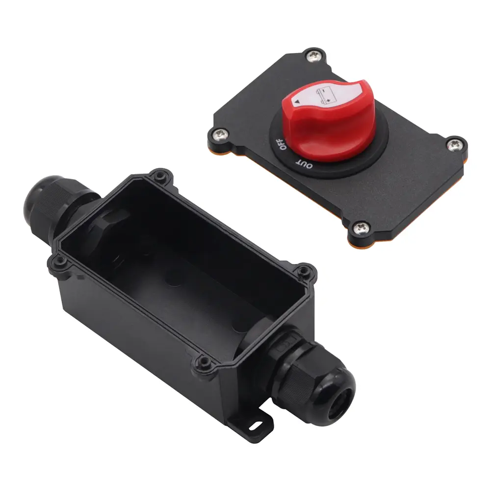 150A Battery Disconnect Switch IP66 Waterproof Universal Inline Cord Switch DC 32V On-Off Rocker Switch for Vehicle