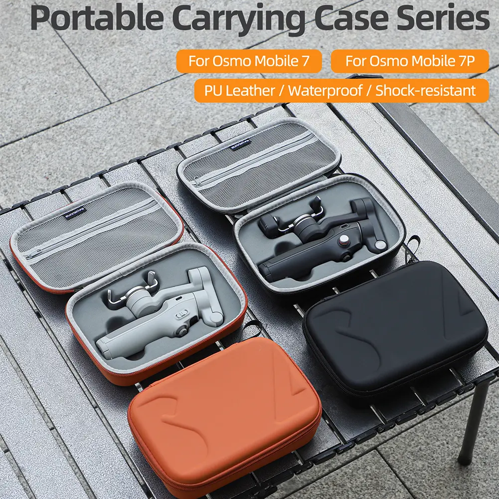 Portable Storage Bag Waterproof Travel Case Protective Carry Case for DJI Osmo Mobile 7/7P Gimbal Stabilizer