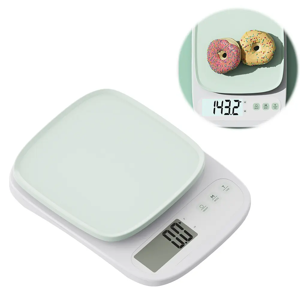 10KG/1G Digital Food Scale High Accuracy Electronic Kitchen Scale LED Display Food Scale Tare Function for Cooking Baking