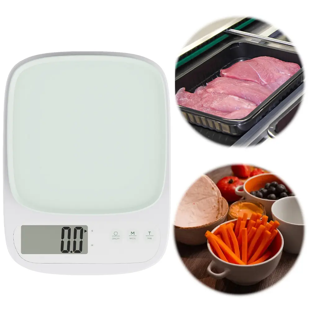 10KG/1G Digital Food Scale High Accuracy Electronic Kitchen Scale LED Display Food Scale Tare Function for Cooking Baking