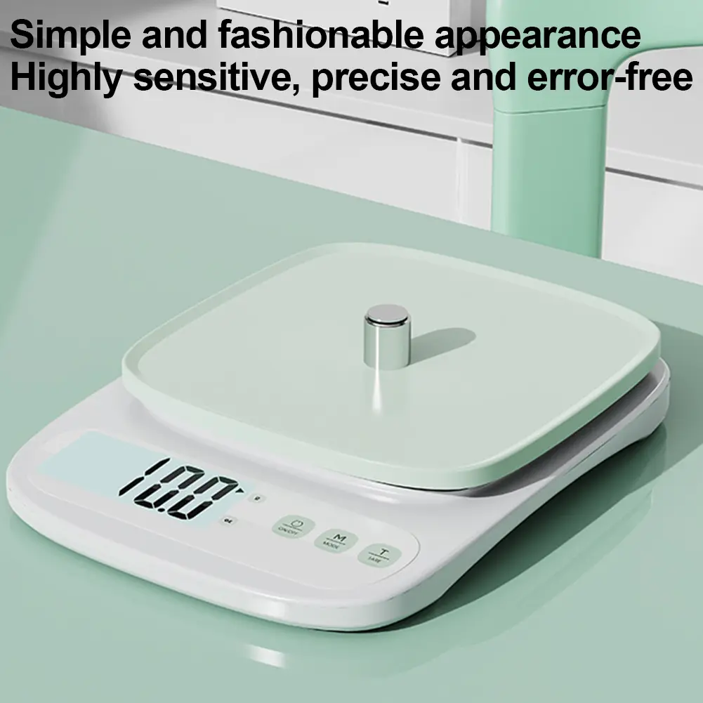 10KG/1G Digital Food Scale High Accuracy Electronic Kitchen Scale LED Display Food Scale Tare Function for Cooking Baking