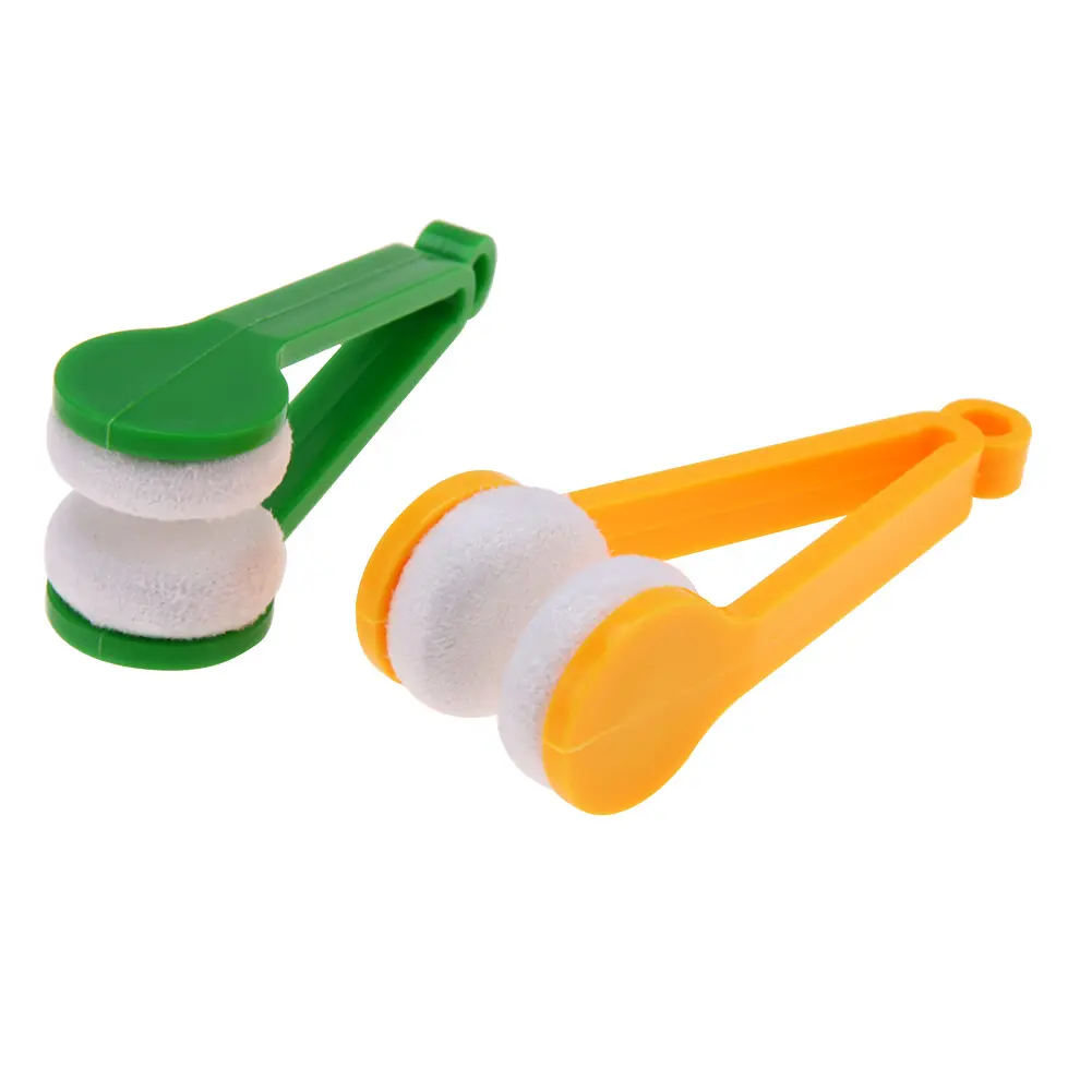 15-50PCS Multi-functional Portable Glasses Cleaner Brush Clamp Clip Cleaning Tool