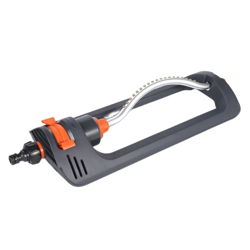 Irrigation Sprinkler System Oscillating 4 Modes Water Sprayer with 19 Hole Nozzle for Site Cooling/Lawn/Agricultural Irrigation