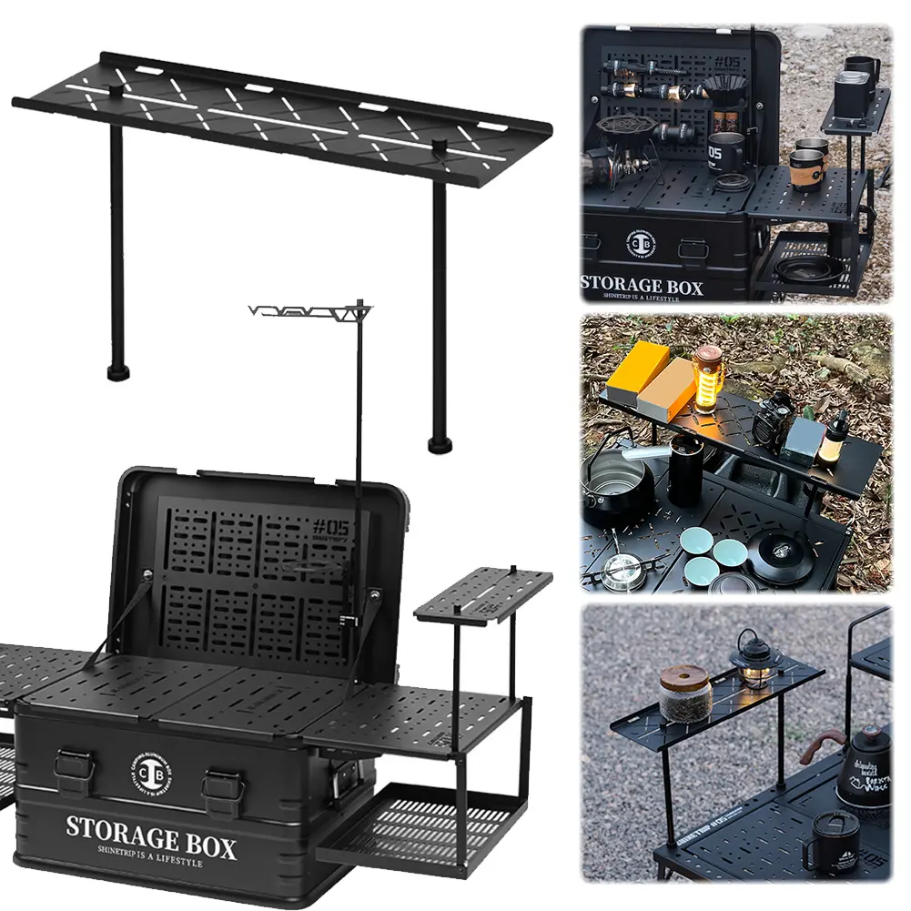Camping Table Laminate Detachable Portable Picnic Table Laminated Board IGT Modular Table for Outdoor Kitchen System Accessories