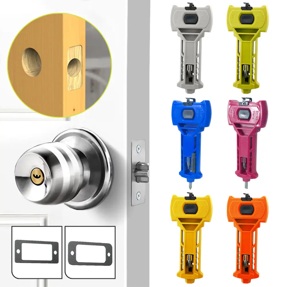 Door Latch Installation Kit Built-in Scoring Chisel Tools Door Latch Mortise Tool for Accurate Chiseling and Scoring
