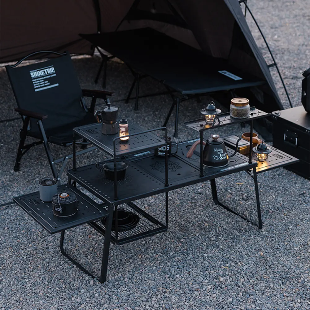 Camping Table Laminate Detachable Portable Picnic Table Laminated Board IGT Modular Table for Outdoor Kitchen System Accessories
