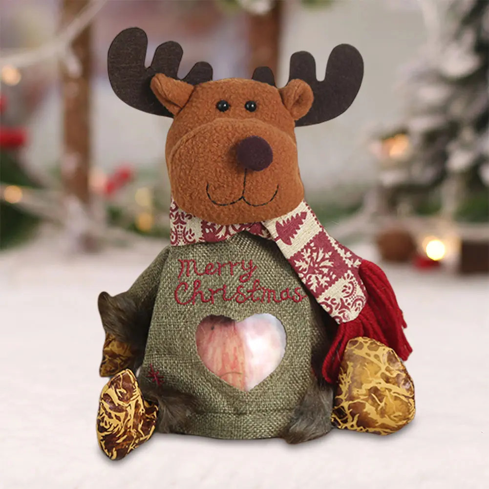 1-5PCS Christmas Apple Bag Reusable Christmas Gift Bag Christmas Eve Apple Storage Bag Doll Candy Bag Christmas Gift Doll Bags