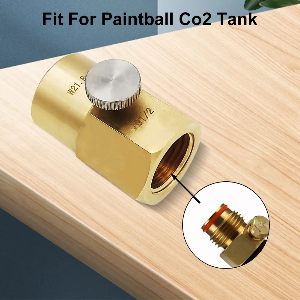 Homemade Beer Barrel Regulator Quick Connect Converter Adapter G1/2 To W21.8-14 CO2 Soda Water Adapter Converter for Soda Bottle
