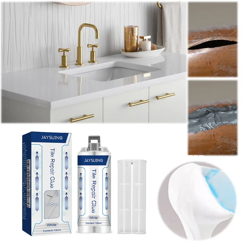 100ml Ceramic Glue High Temperature Resistant Porcelain Glue Multi-Function Metal Glue Epoxy Casting Adhesive for Metal Plastic